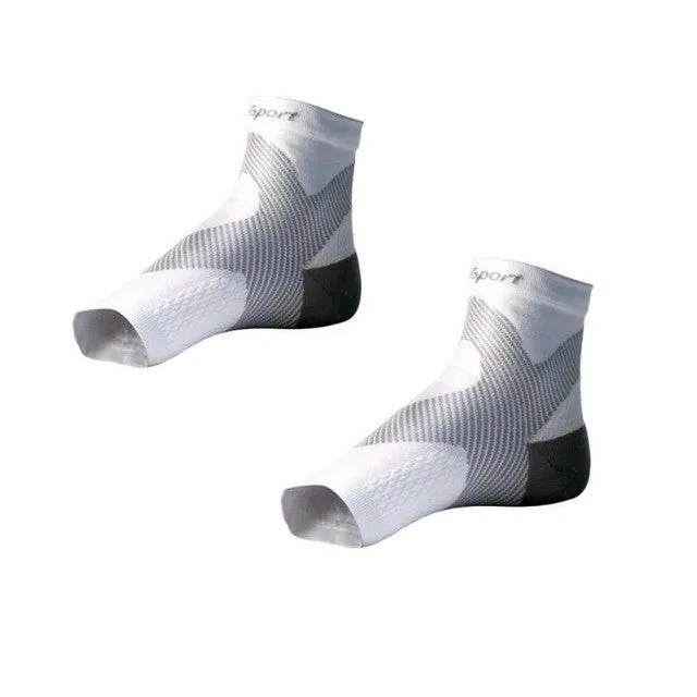 2-in 1 Yoga & Compression Socks / Unisex / Comfortable, Soft, Stretchable, Breathable