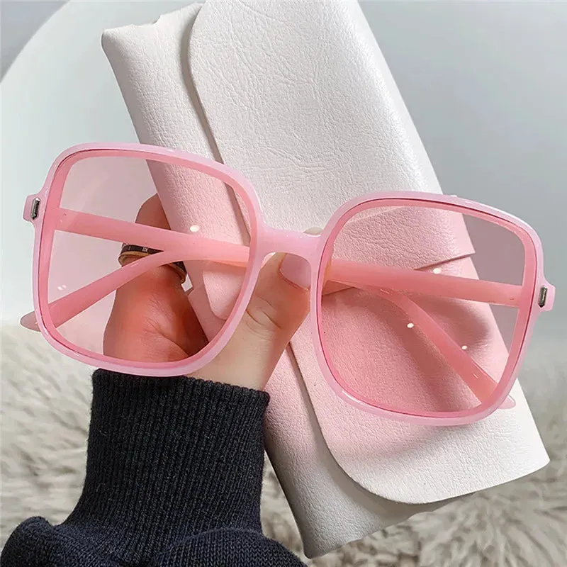 2024 Summer Sunglasses Shades for Women Fashion Eyewear Decorative Exquisite Square Driving Fishing Glasses Gafas De Sol Para