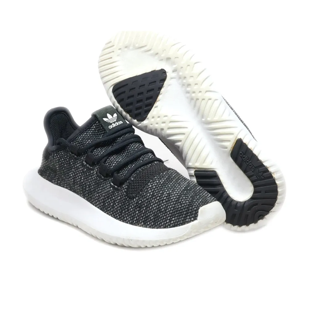 Adidas Tubular Shadow Knit J Sport Shoes Leather Black Colour For Kids