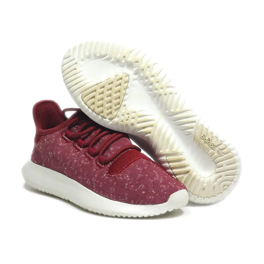 Adidas Tubular Shadow Sport Shoes Fabric Maroon Colour For Kids