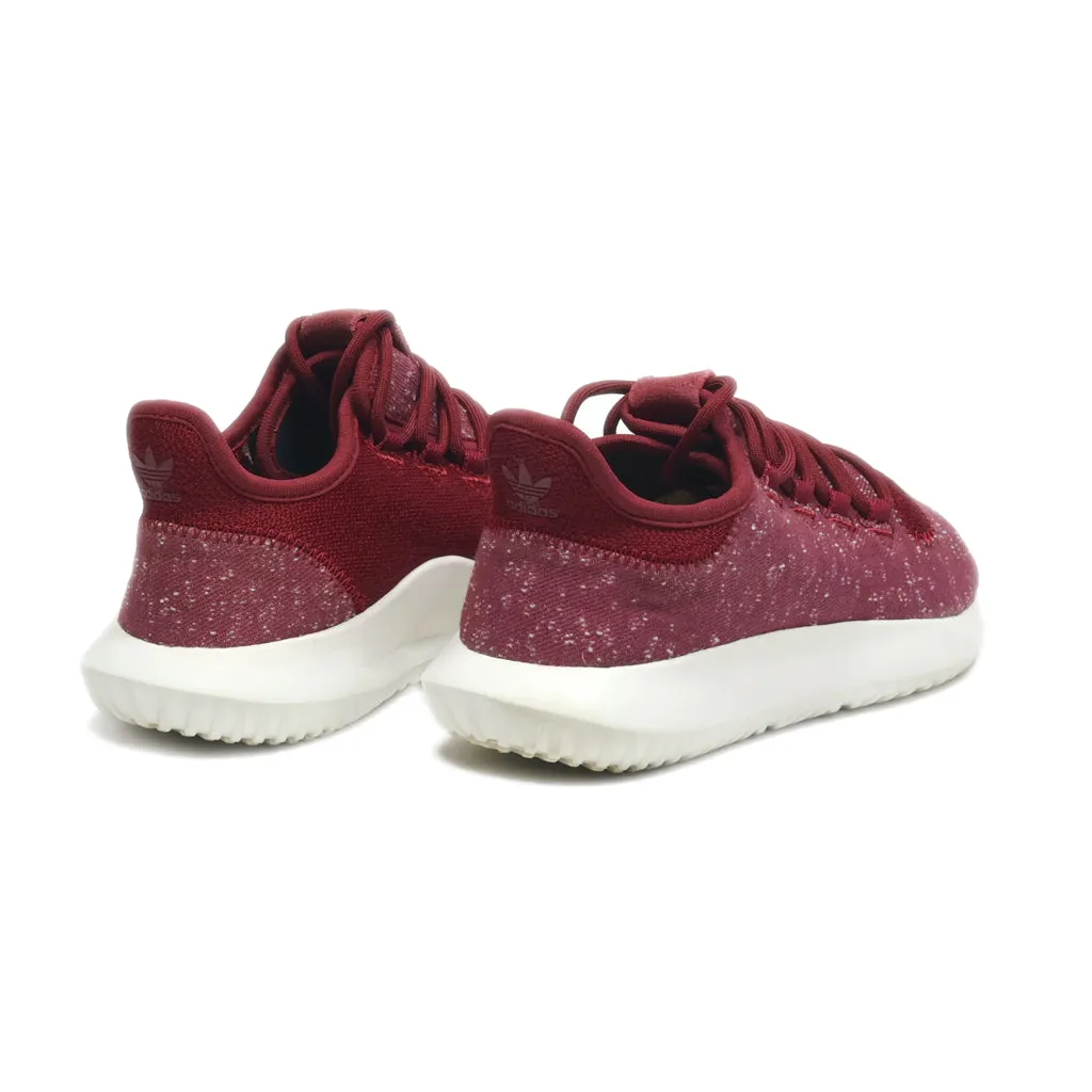 Adidas Tubular Shadow Sport Shoes Fabric Maroon Colour For Kids