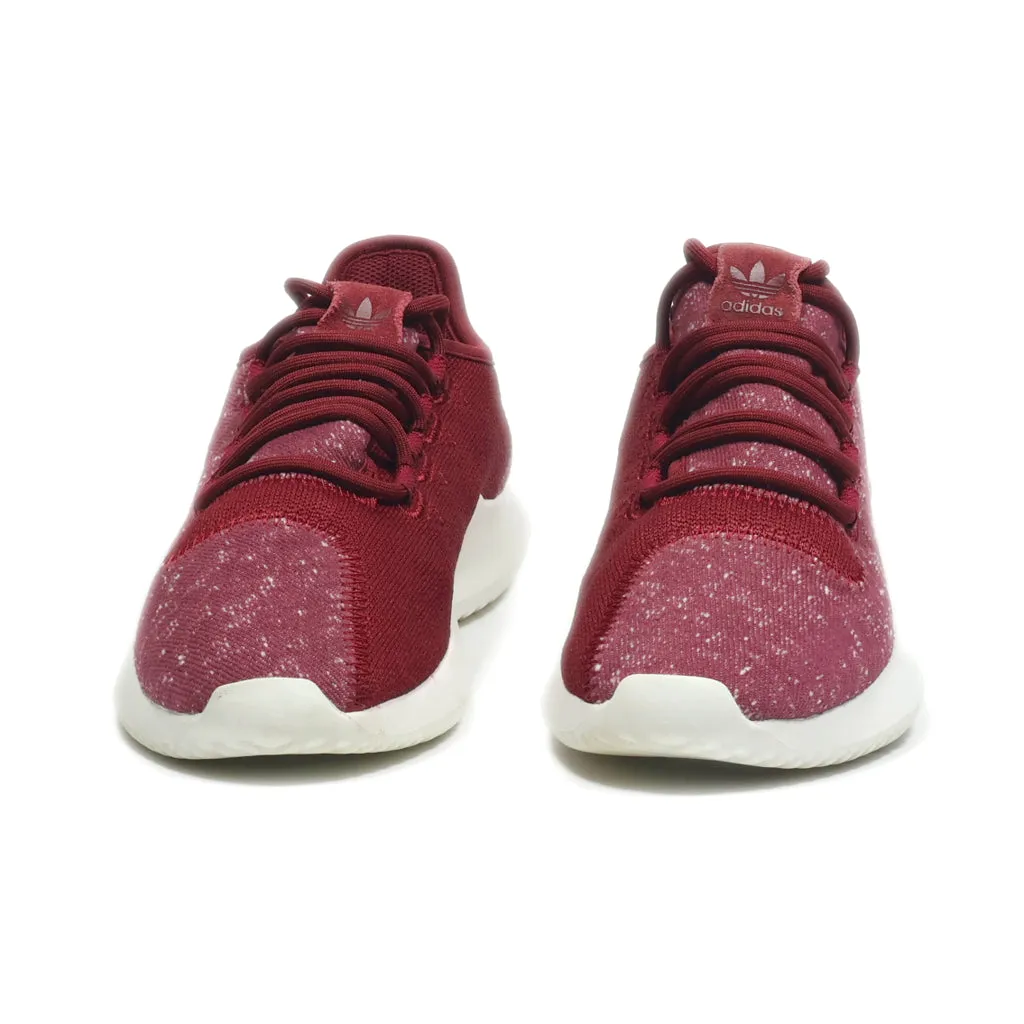 Adidas Tubular Shadow Sport Shoes Fabric Maroon Colour For Kids