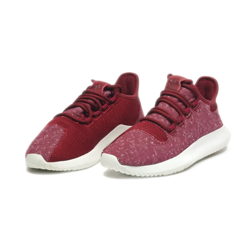 Adidas Tubular Shadow Sport Shoes Fabric Maroon Colour For Kids