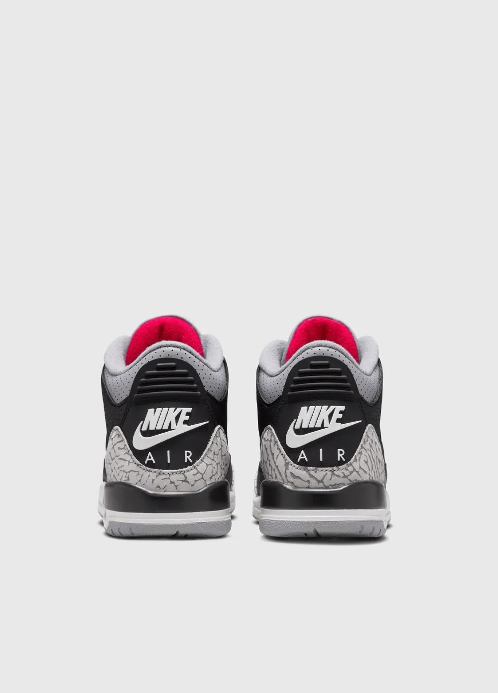 Air Jordan 3 Retro OG 'Black Cement' Sneakers (GS)