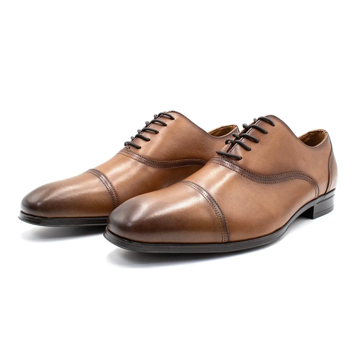 Aldo Gregoryy Solid Oxford Formal Lace Ups Leather Brown Colour For Men