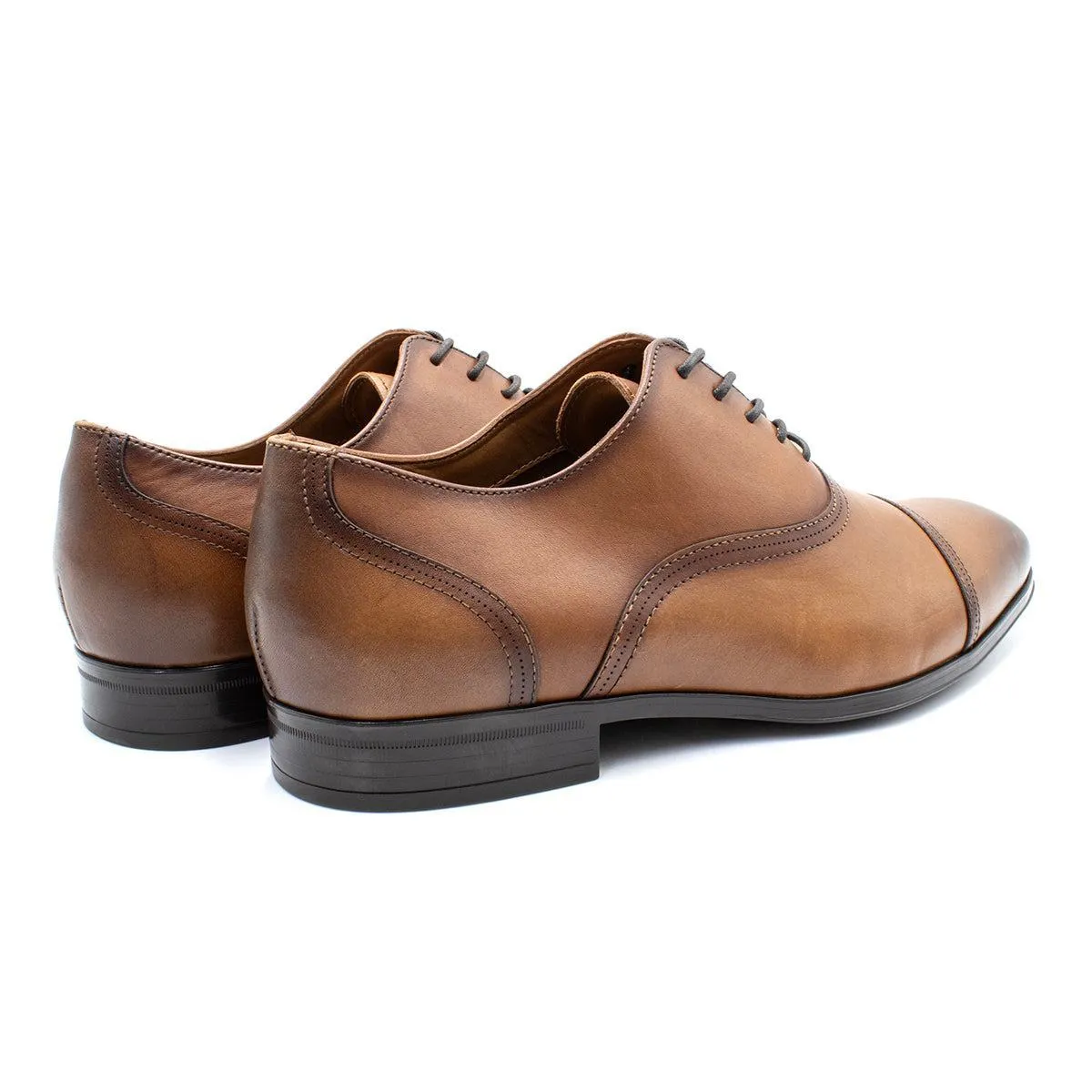 Aldo Gregoryy Solid Oxford Formal Lace Ups Leather Brown Colour For Men