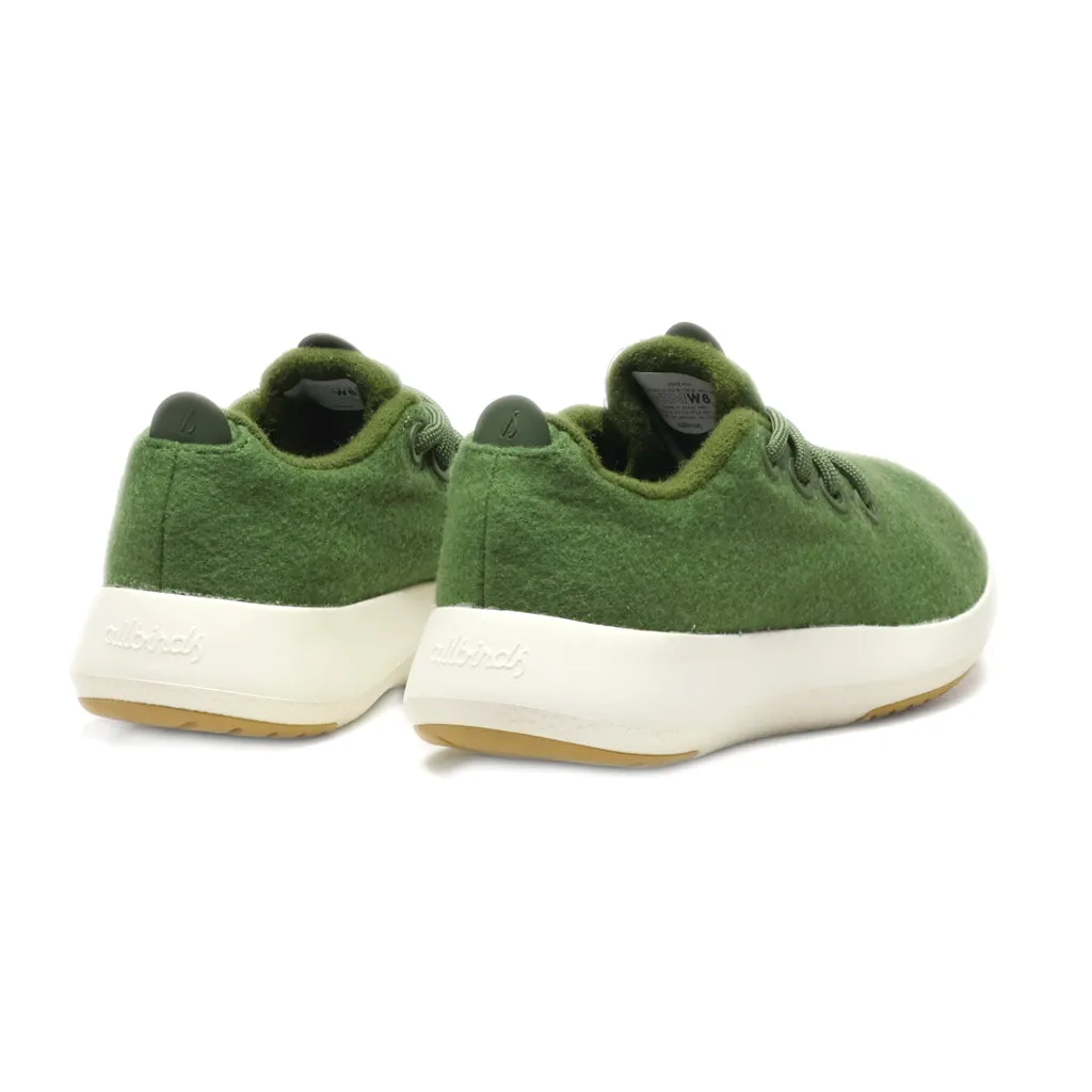 Allbirds Runner Sport Shoes Wool Green Colour For Women