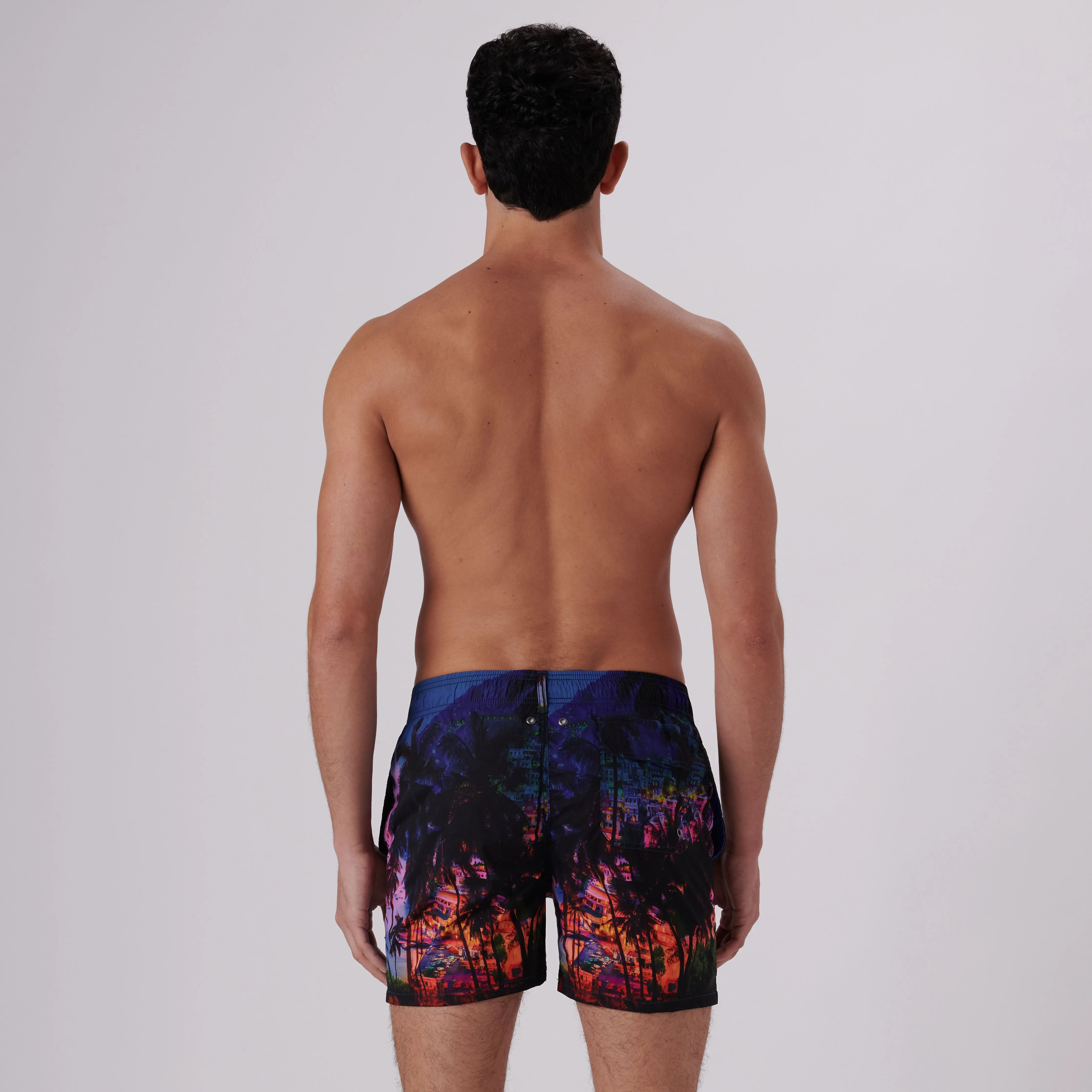 Archer Tropical Dusk Swim Trunks