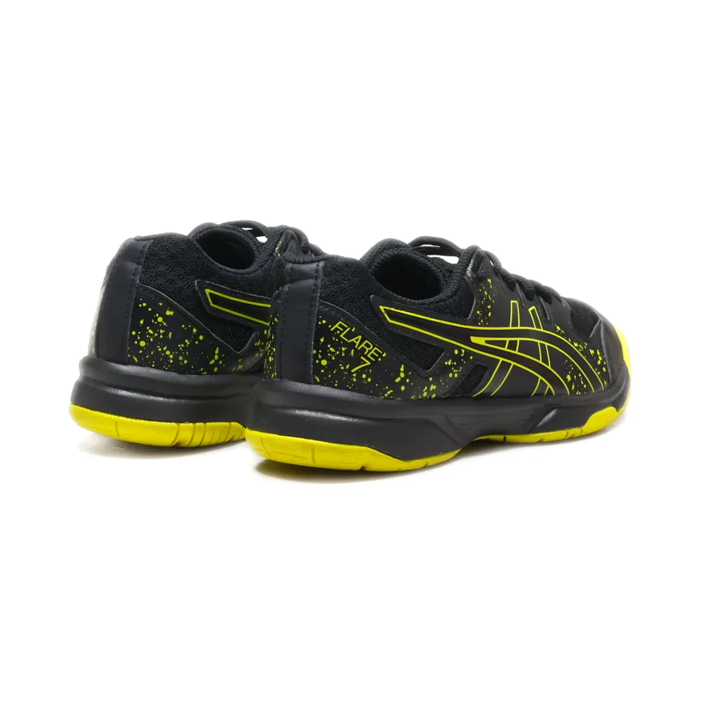 Asics Sport Shoes Leather Black Colour For Kids