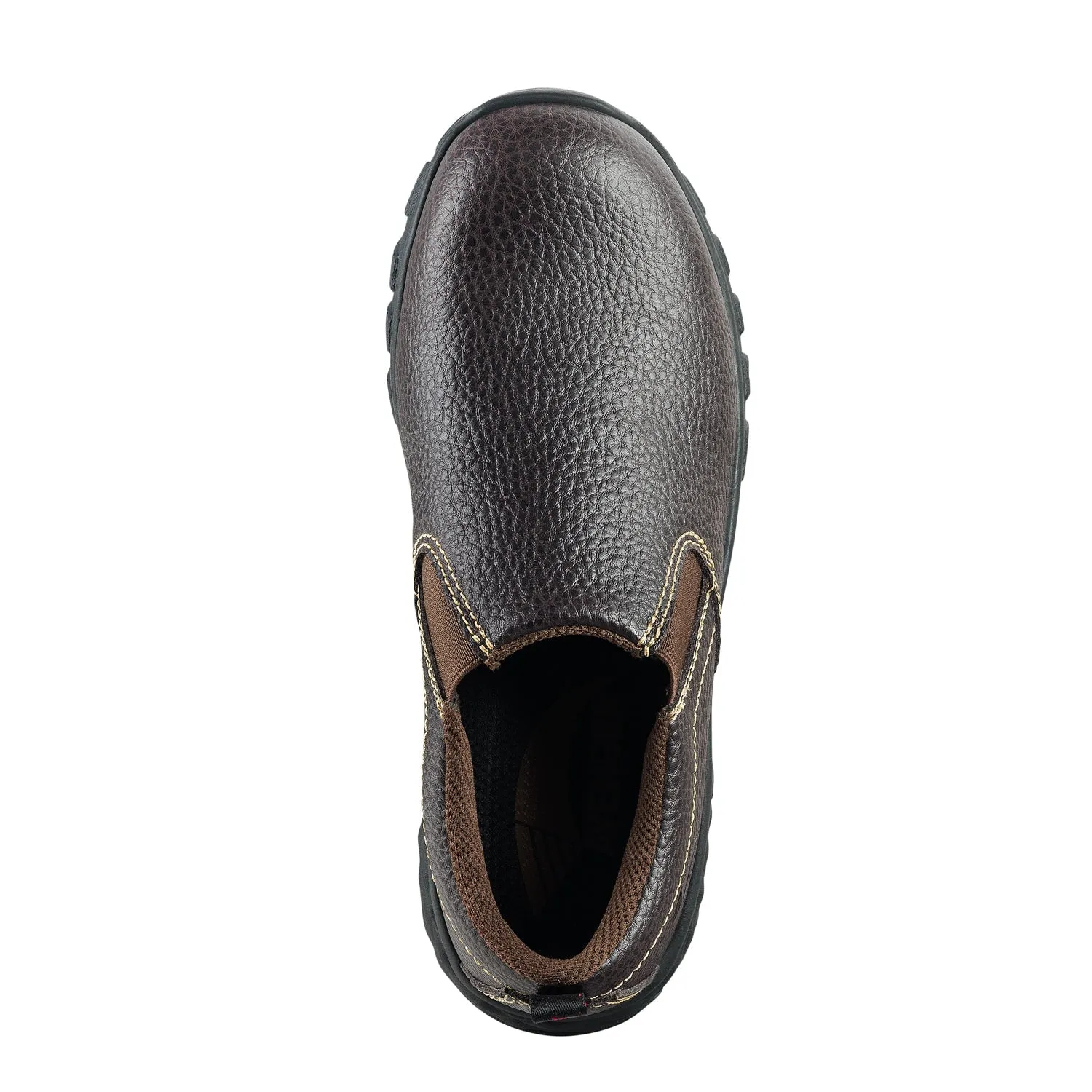 Avenger Womens Flight Brown Leather Slip-On Shoes