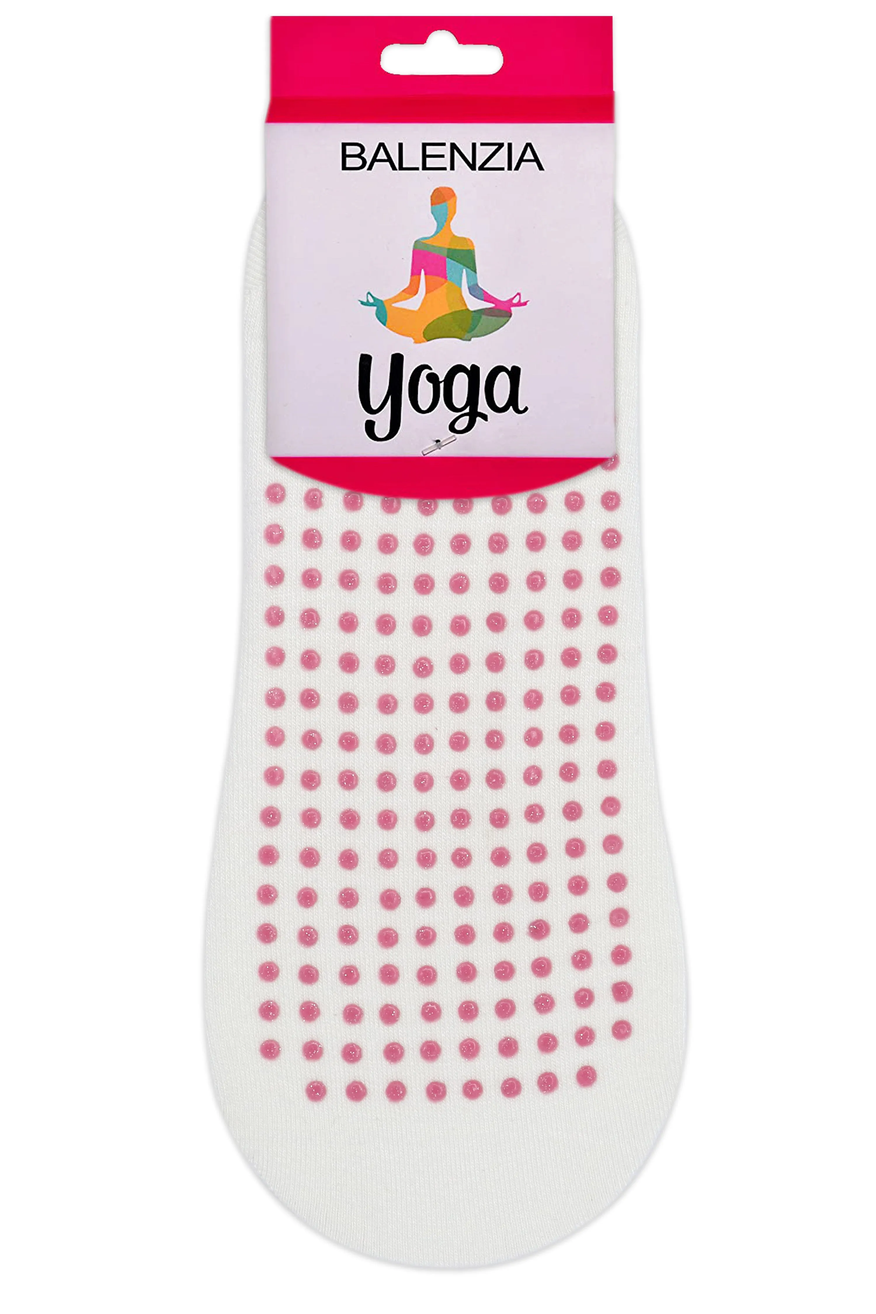 Balenzia Women's Anti Bacterial Yoga Socks with Anti Skid- (Pack of 3 Pairs/1U)- (Black,White,Beige)