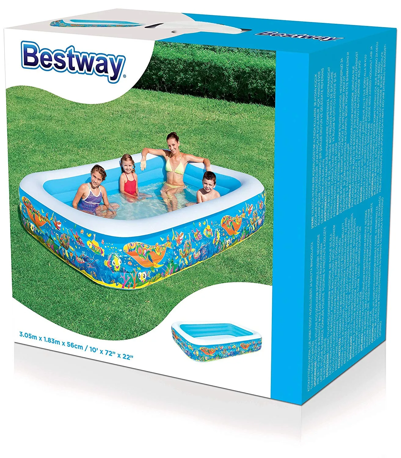 Bestway Play Pool (10' x 72" x 22"/3.05m x 1.83m x 56cm)