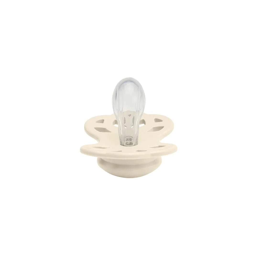 BIBS Infinity Symmetric Pacifier - Ivory - Silicone