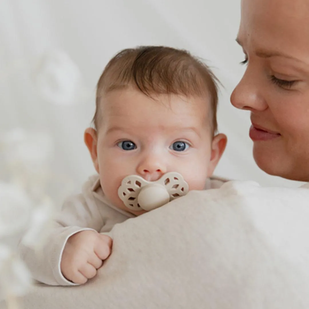 BIBS Infinity Symmetric Pacifier - Ivory - Silicone