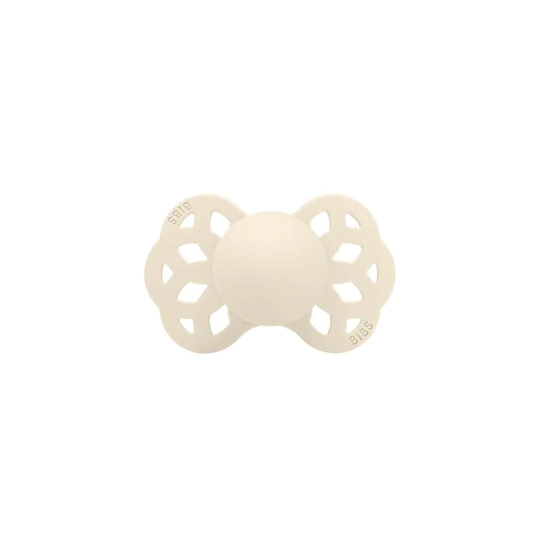 BIBS Infinity Symmetric Pacifier - Ivory - Silicone