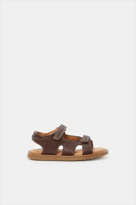 Boys Brown Comfort Sandals