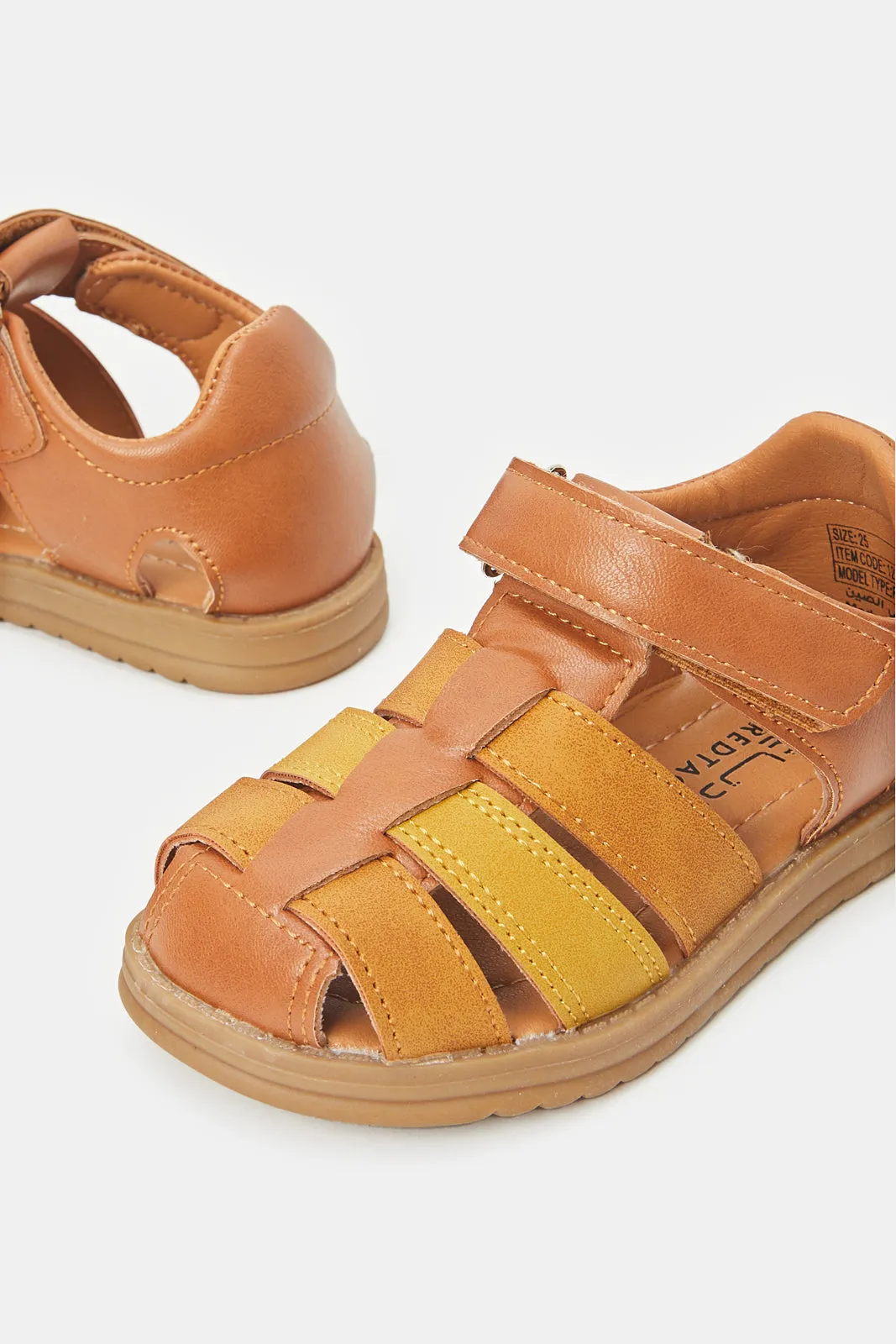 Boys Brown Khaki Fisherman Sandal