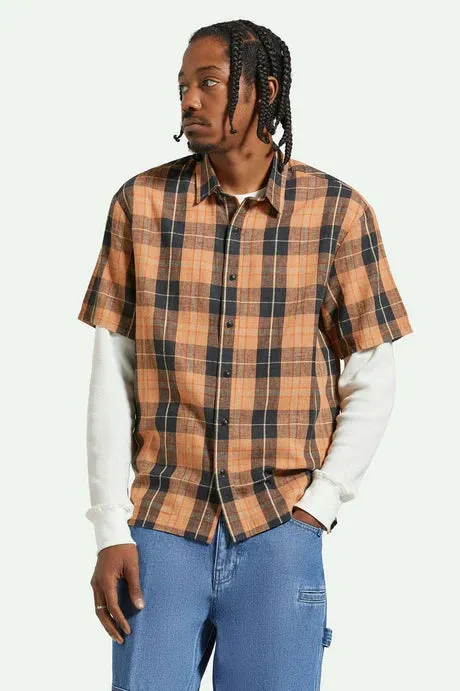 Brixton Cru Linen Blend Woven Shirt