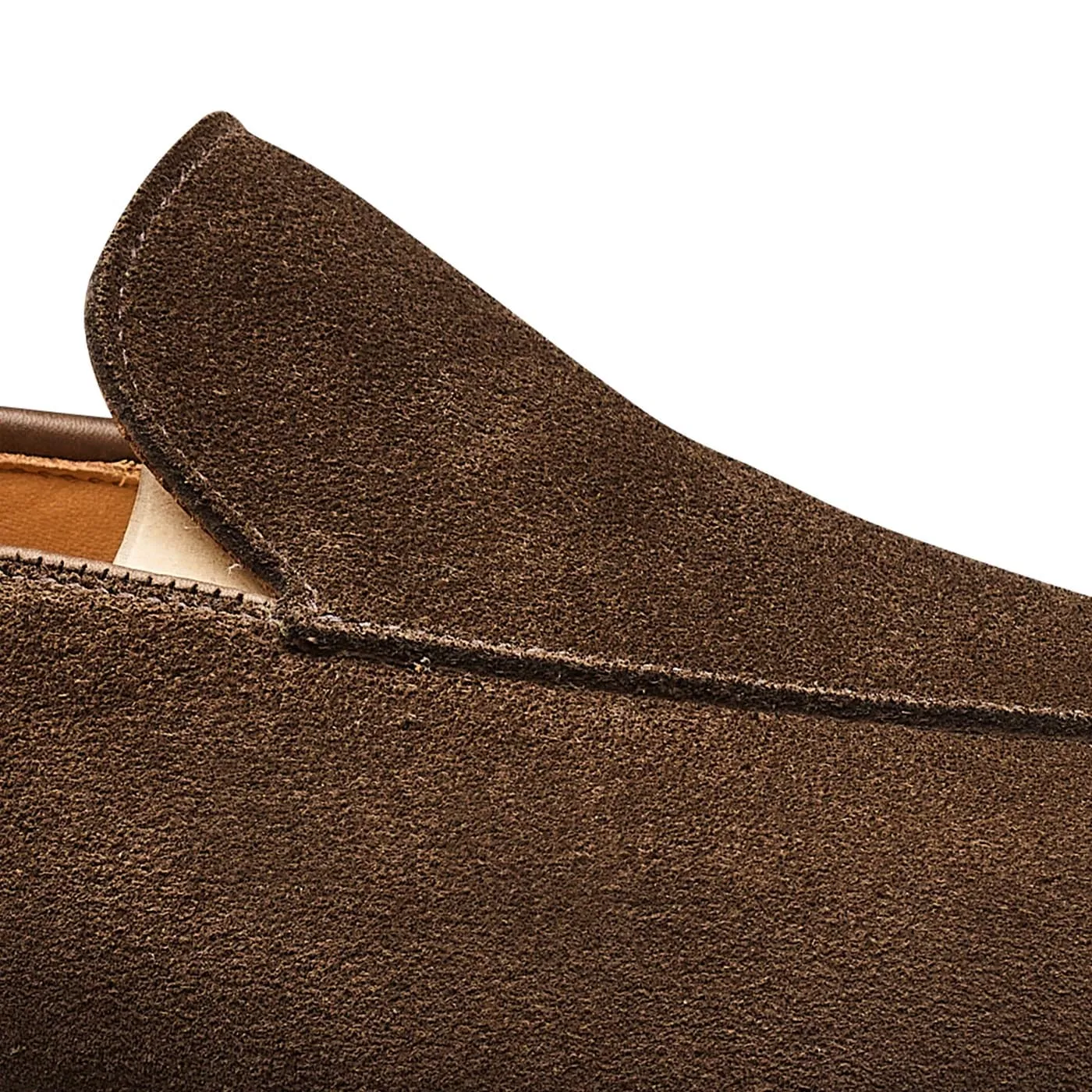 Cannes Dark Brown Calf Suede