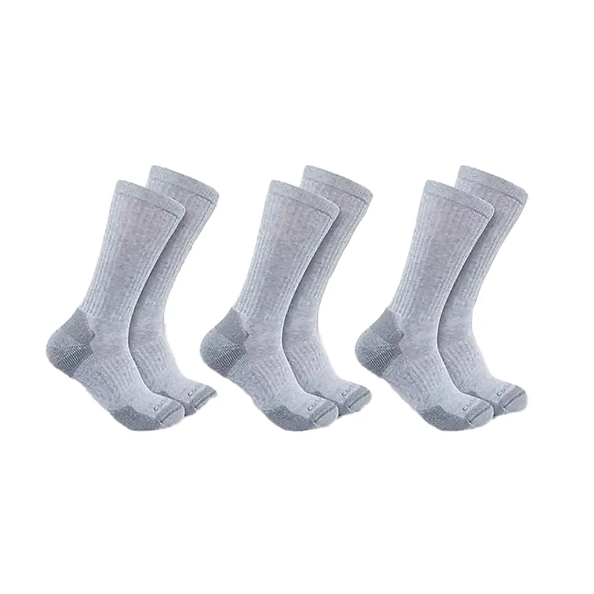 Carhartt Midweight Cotton Blend 3 Pack Crew Socks