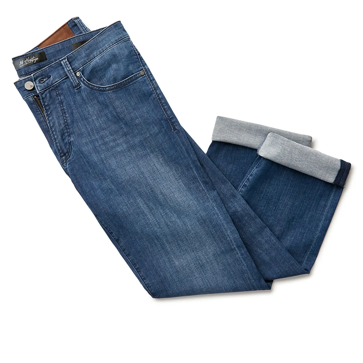 Charisma Relaxed Straight Leg Jeans In Mid Kona