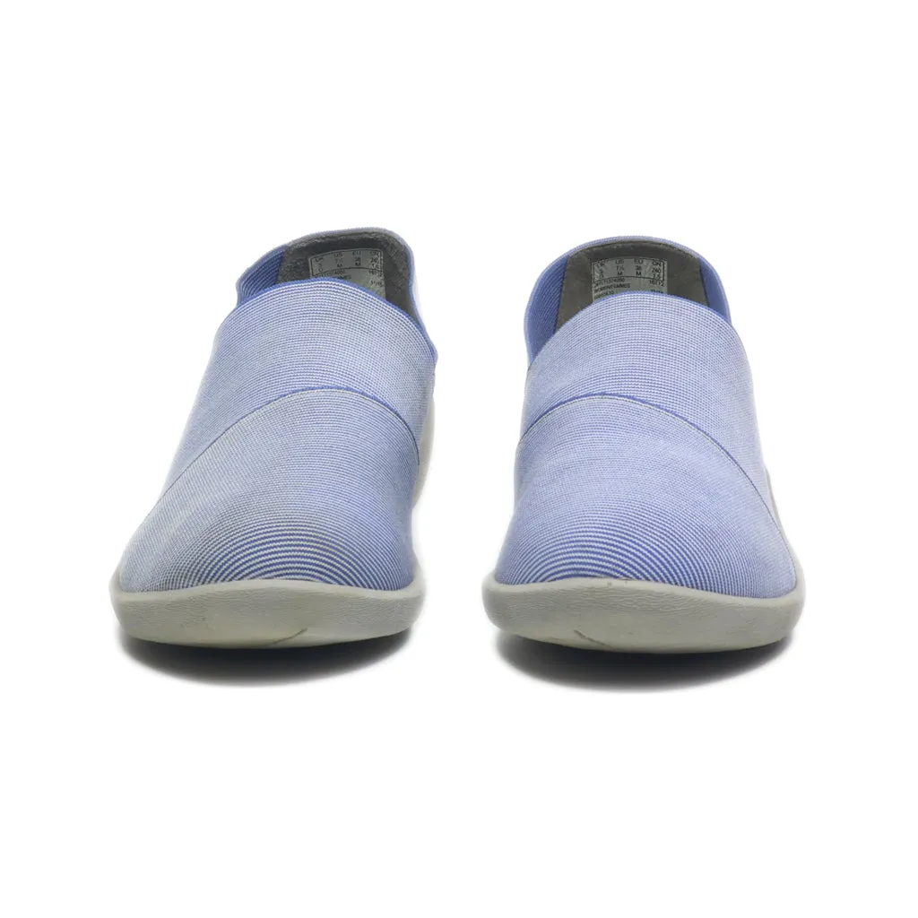 Clarks Slip Ons Fabric Blue Colour For Women