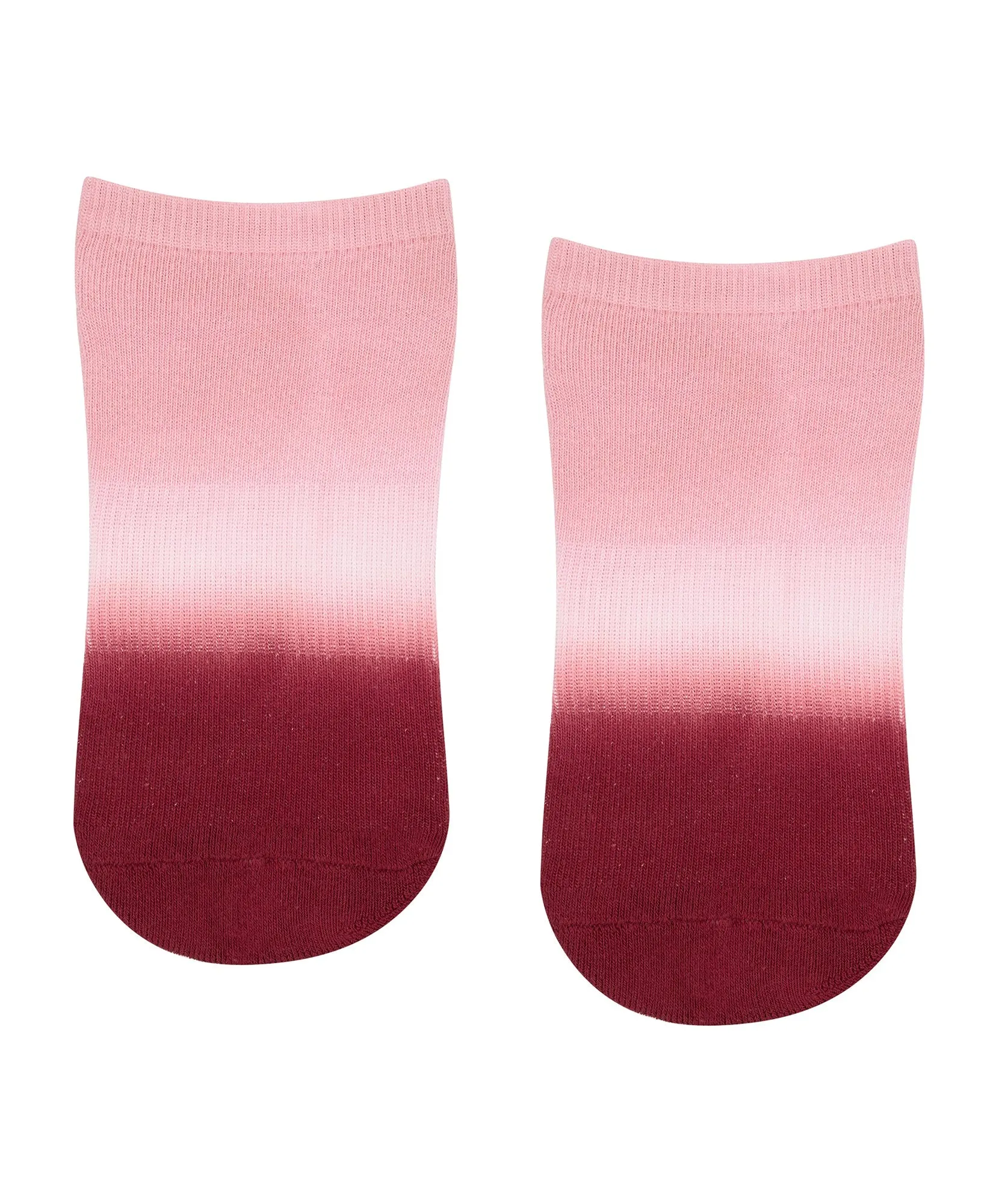 Classic Low Rise Grip Socks - Berry Kiss