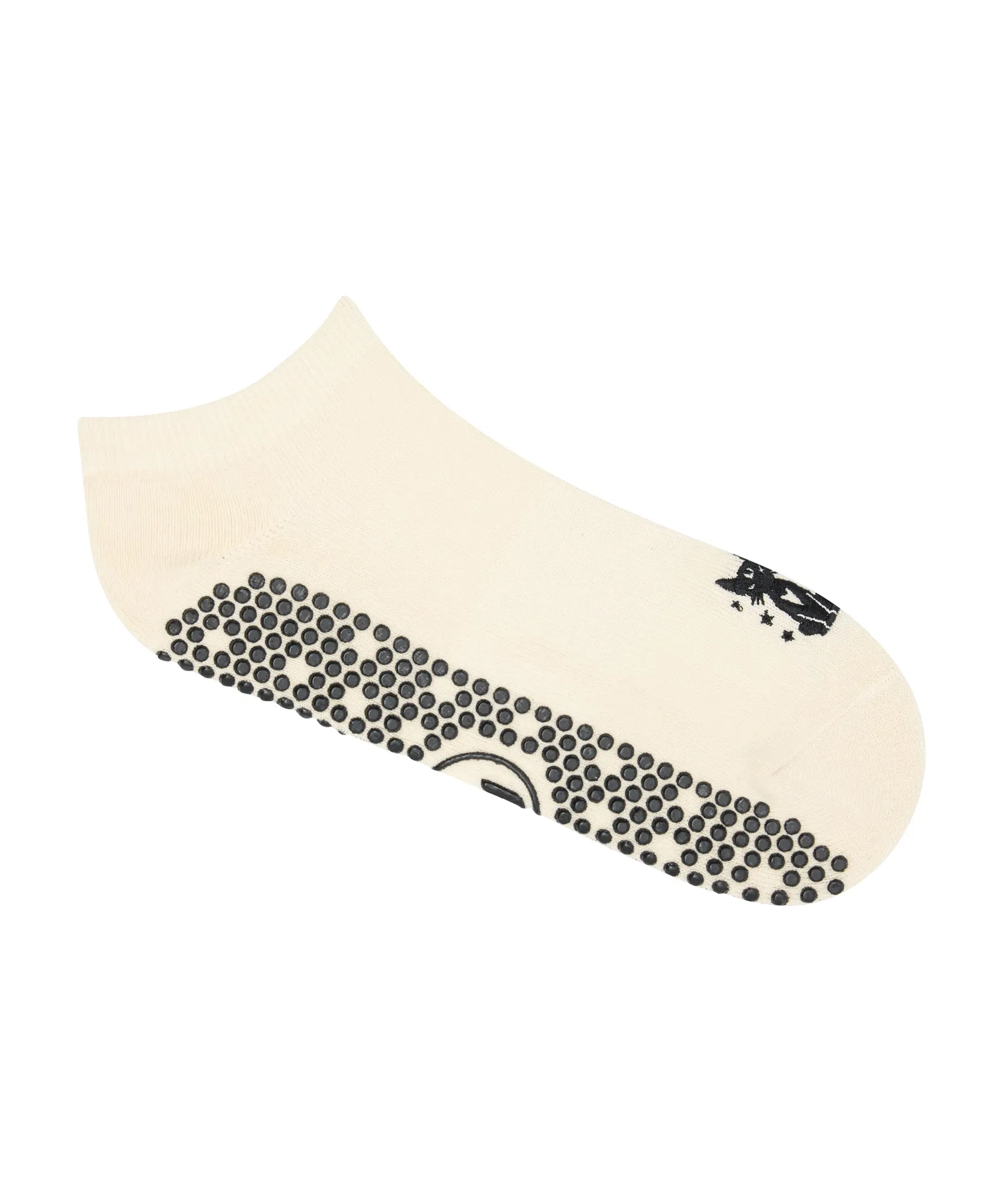 Classic Low Rise Grip Socks - Black Cat