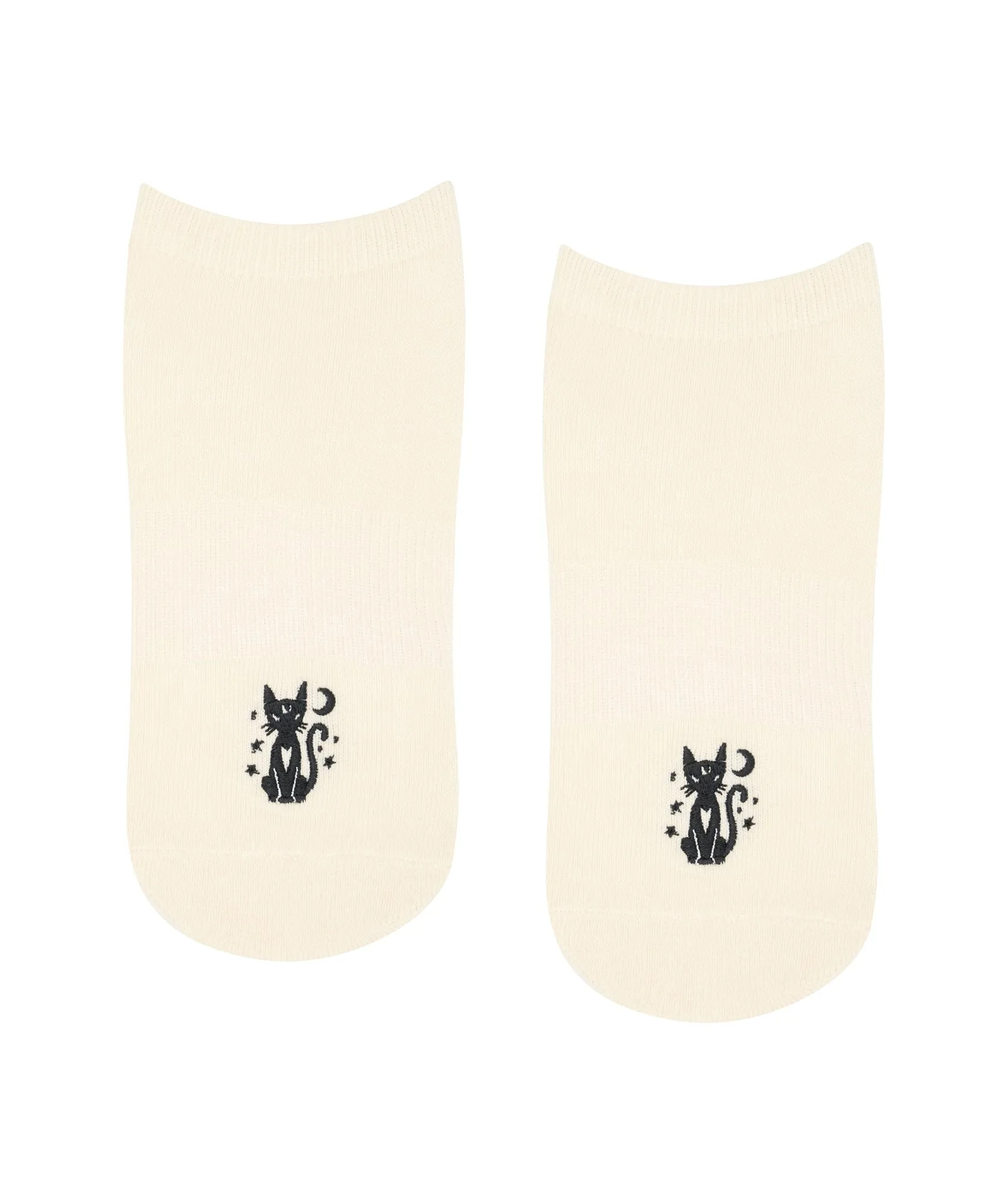 Classic Low Rise Grip Socks - Black Cat