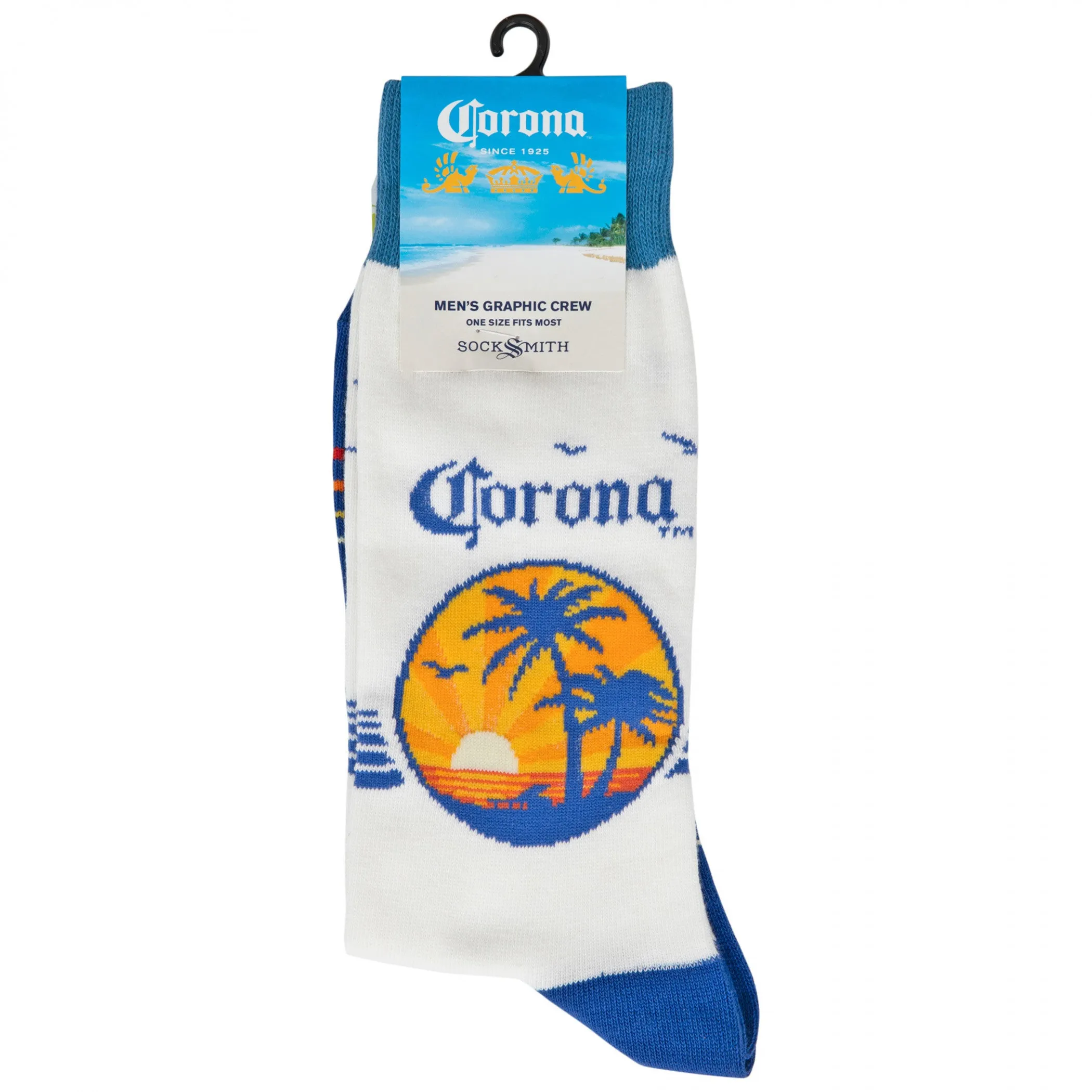 Corona Extra Summer Beach Scene Men's Socks