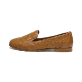 Cox Slip Ons Leather Brown Colour For Women