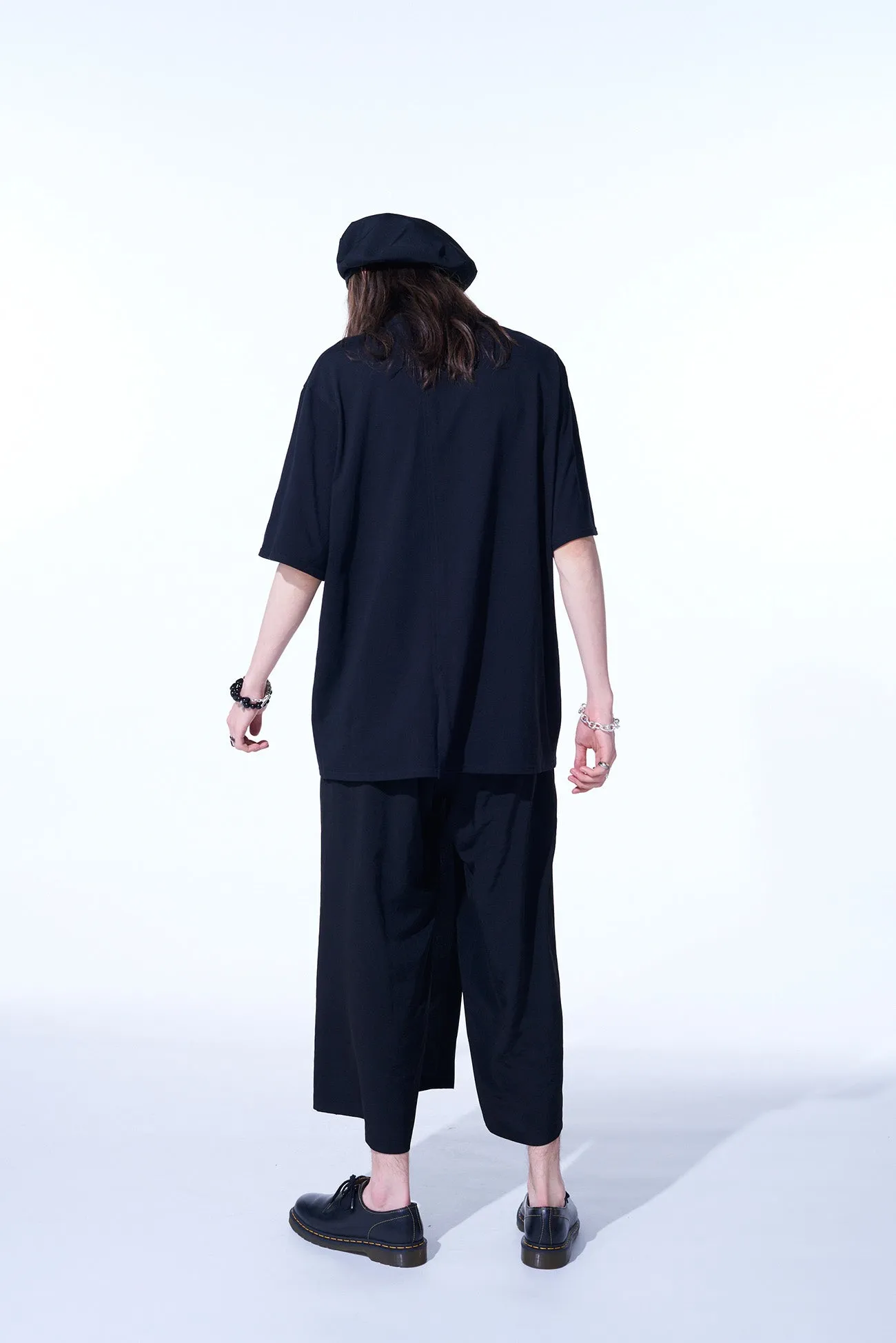 CREPE DE CHINE WRAP PANTS