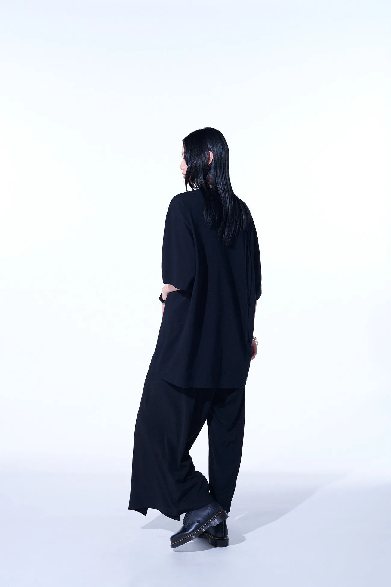 CREPE DE CHINE WRAP PANTS