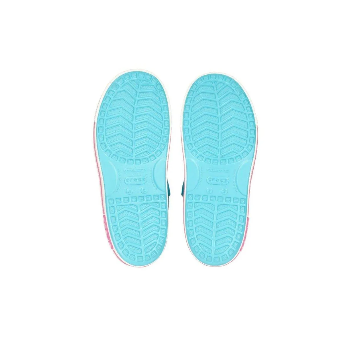 Crocs Beach Flat Sandals Rubber Blue Colour For Kids