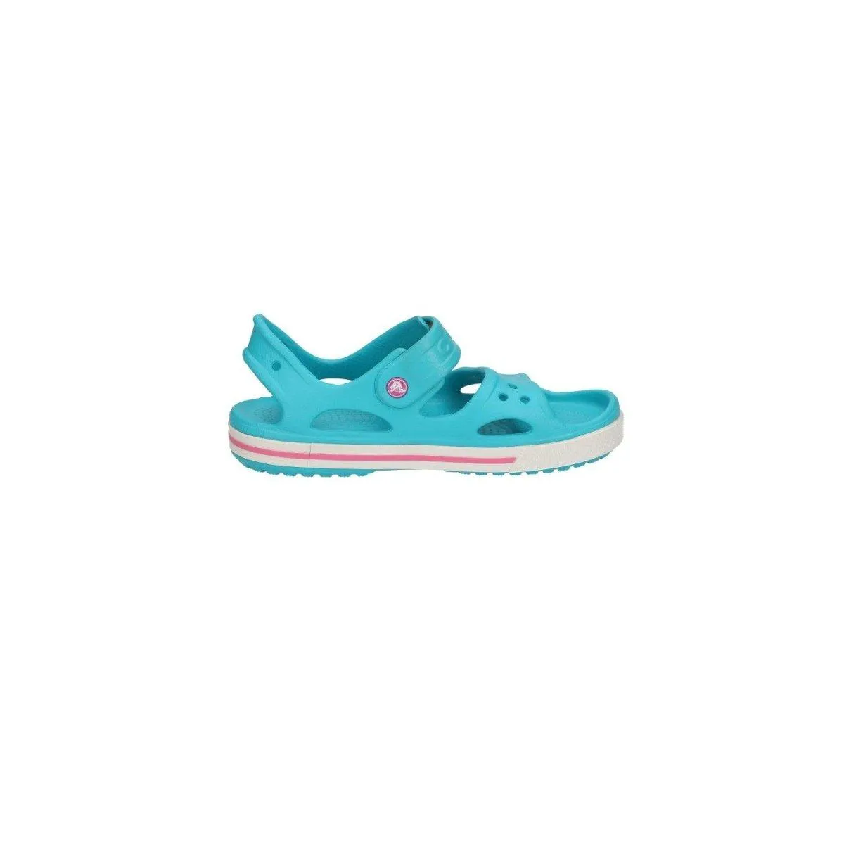 Crocs Beach Flat Sandals Rubber Blue Colour For Kids