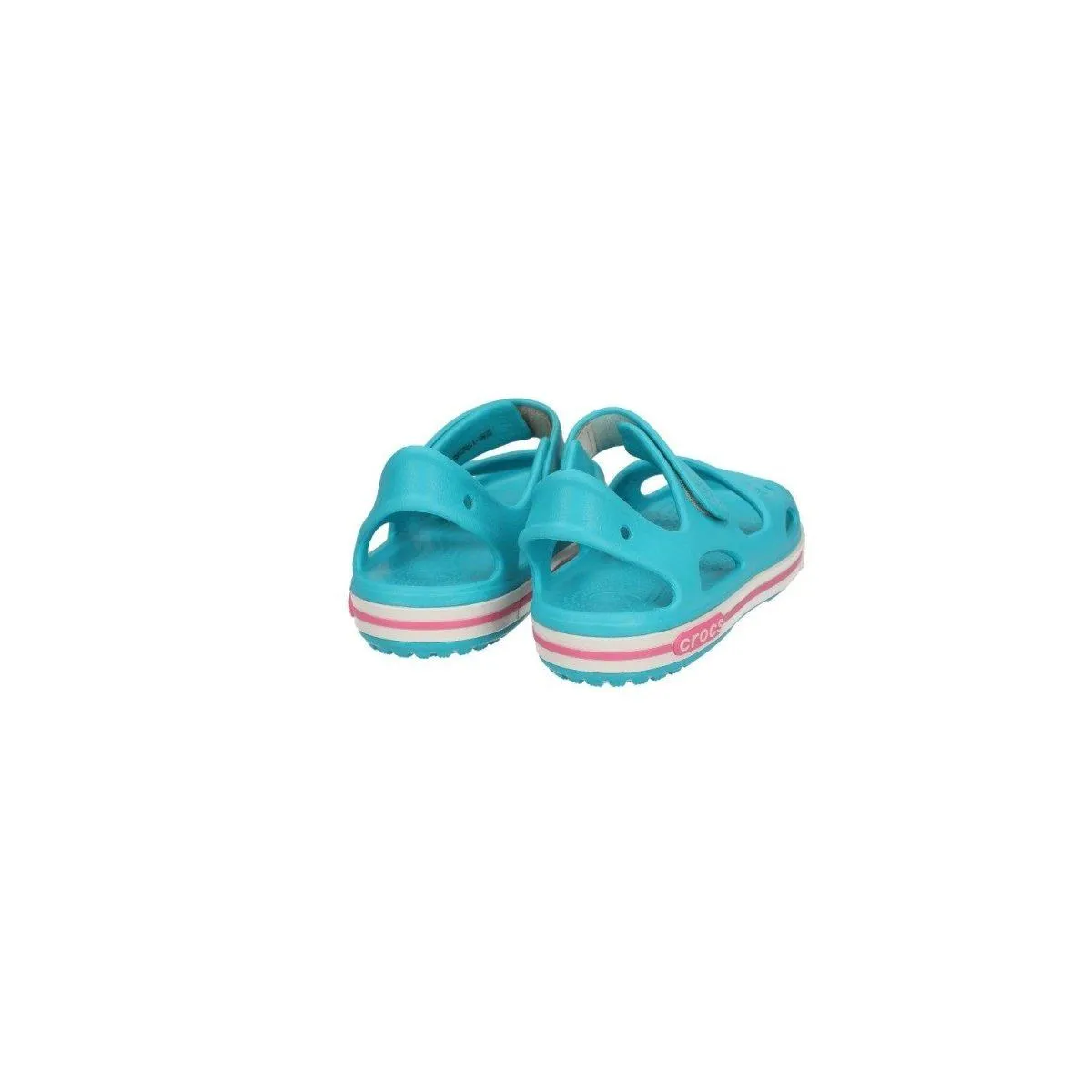 Crocs Beach Flat Sandals Rubber Blue Colour For Kids