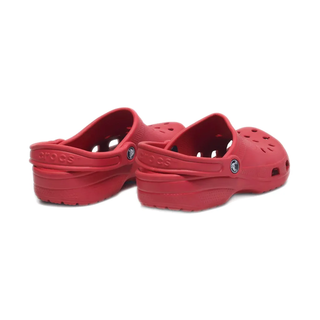 Crocs Classic Clogs Rubber Red Colour For Women