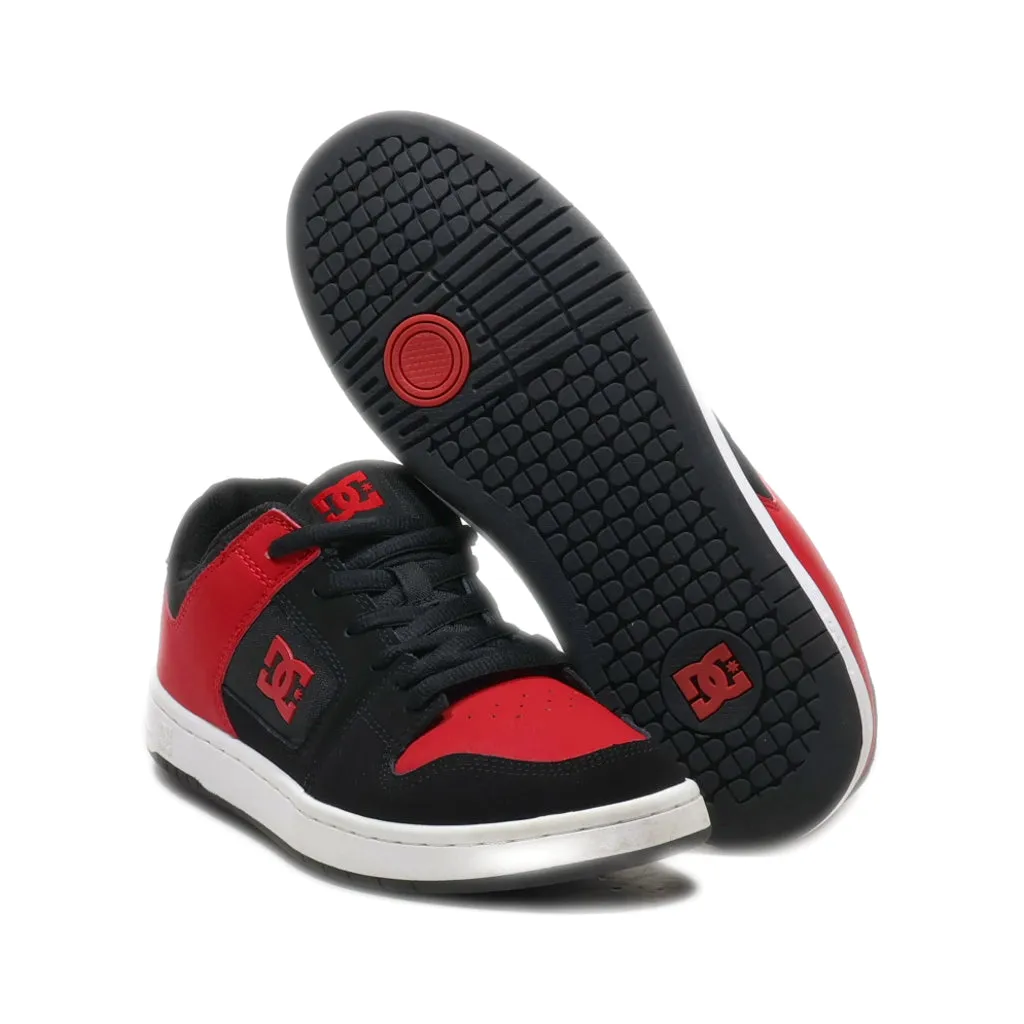 Dc Shoes Manteca 4 Low-Top Sneakers Nubuck Black Colour For Men