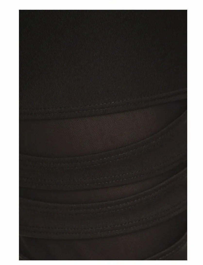 Distress Call Black Yoga Pants