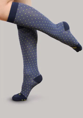 Ease Bold Patterned, 20-30 mmHg, Knee High, Closed Toe