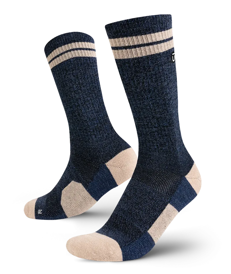 Everyday Merino Crew Socks Cobalt