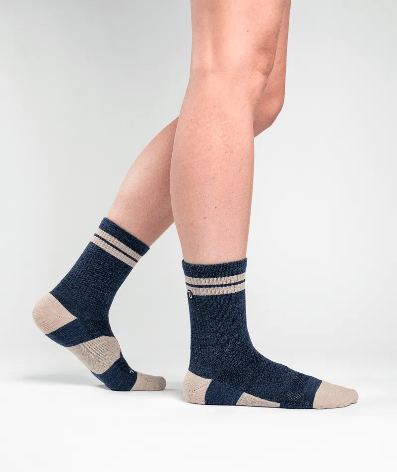 Everyday Merino Crew Socks Cobalt