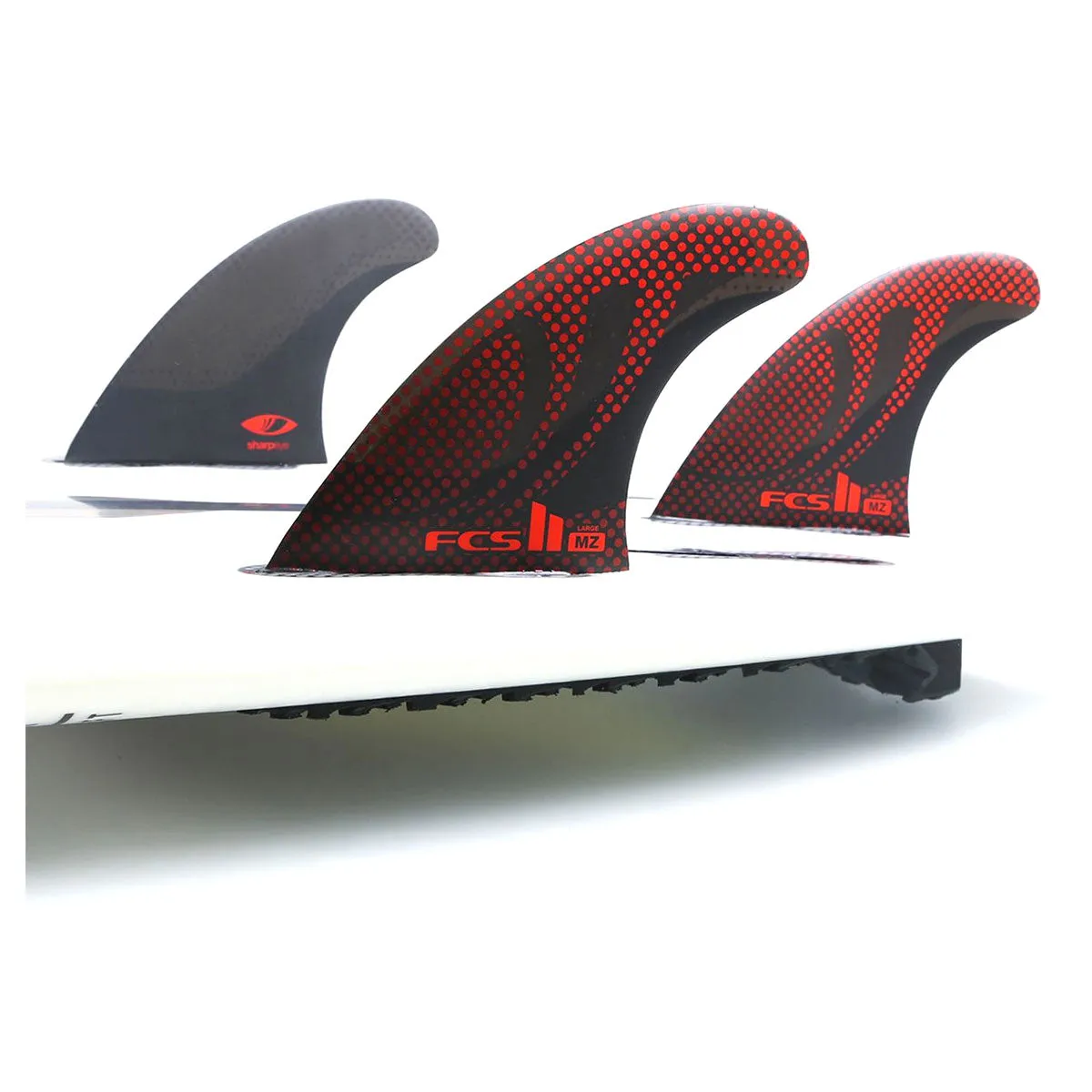 FCS II Sharp Eye PC Tri Fin Set - Medium