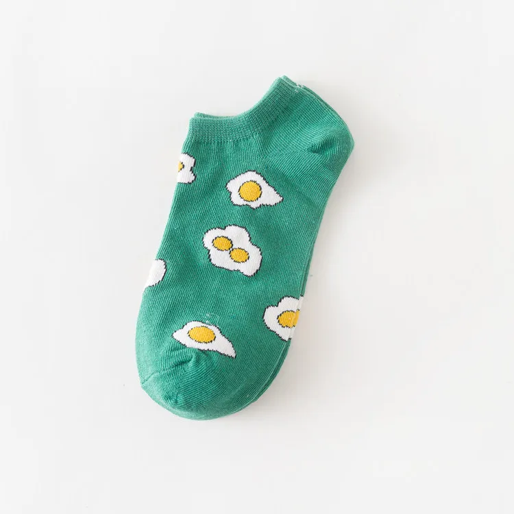 Food Socks Sunny Side Up (Ankle) | Green