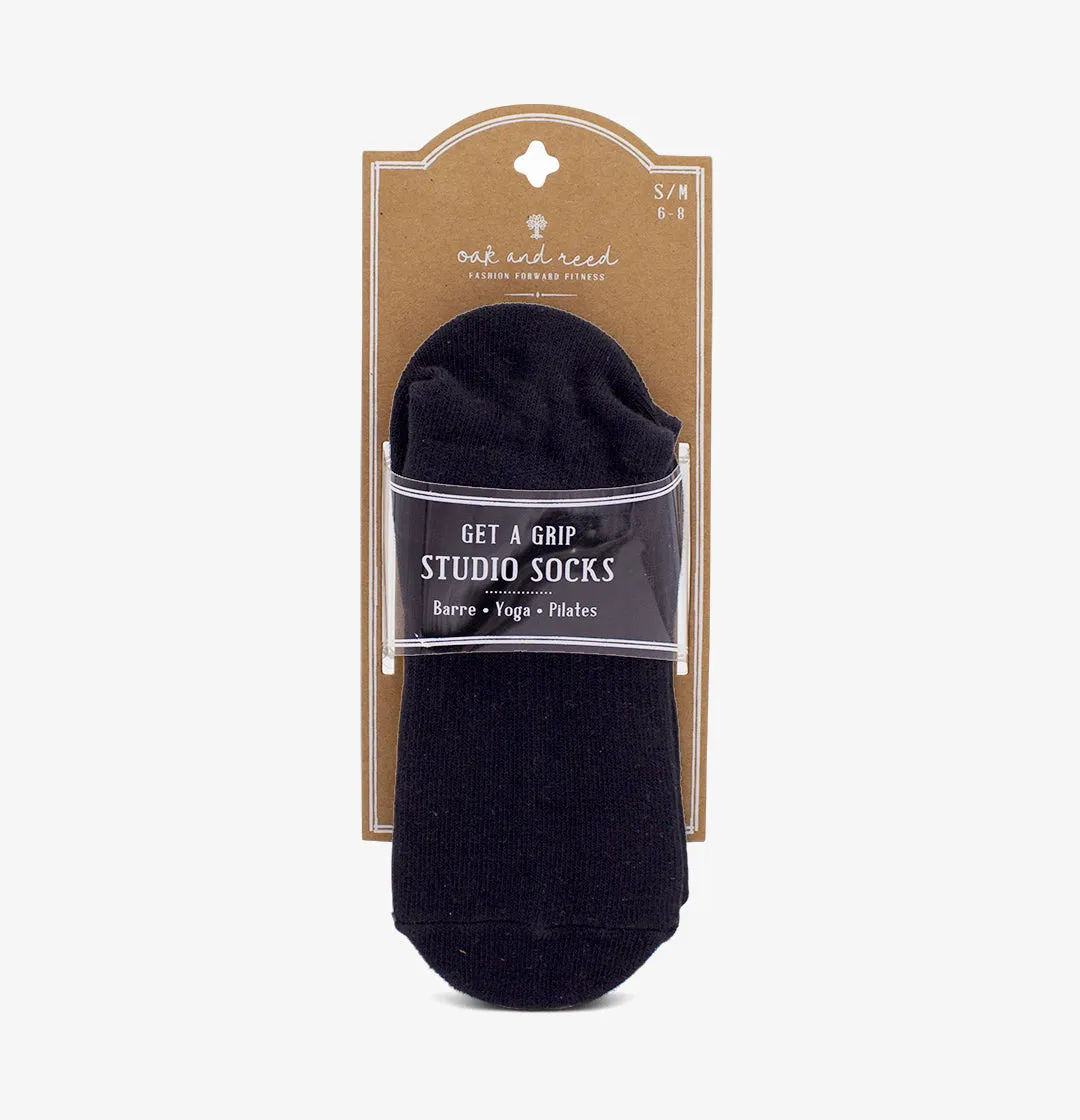 Get a Grip Studio Socks, Black