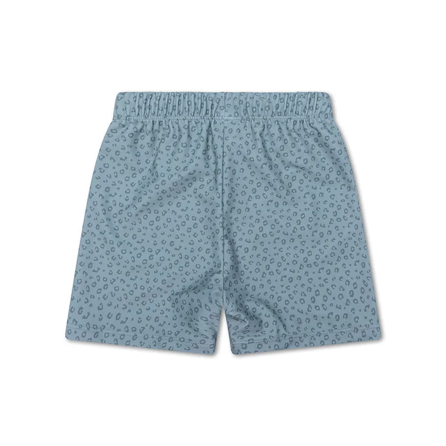 Green Leopard Swim Shorts by Swim Essentials