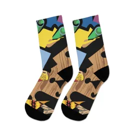 Guitar Abstract Socks