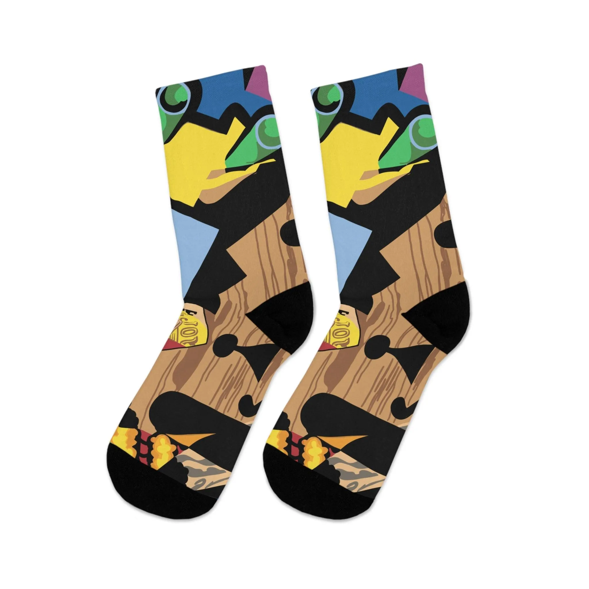 Guitar Abstract Socks