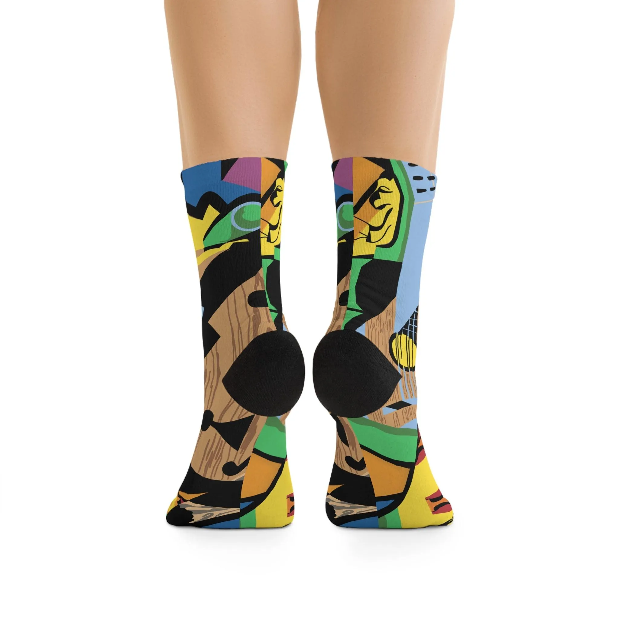 Guitar Abstract Socks