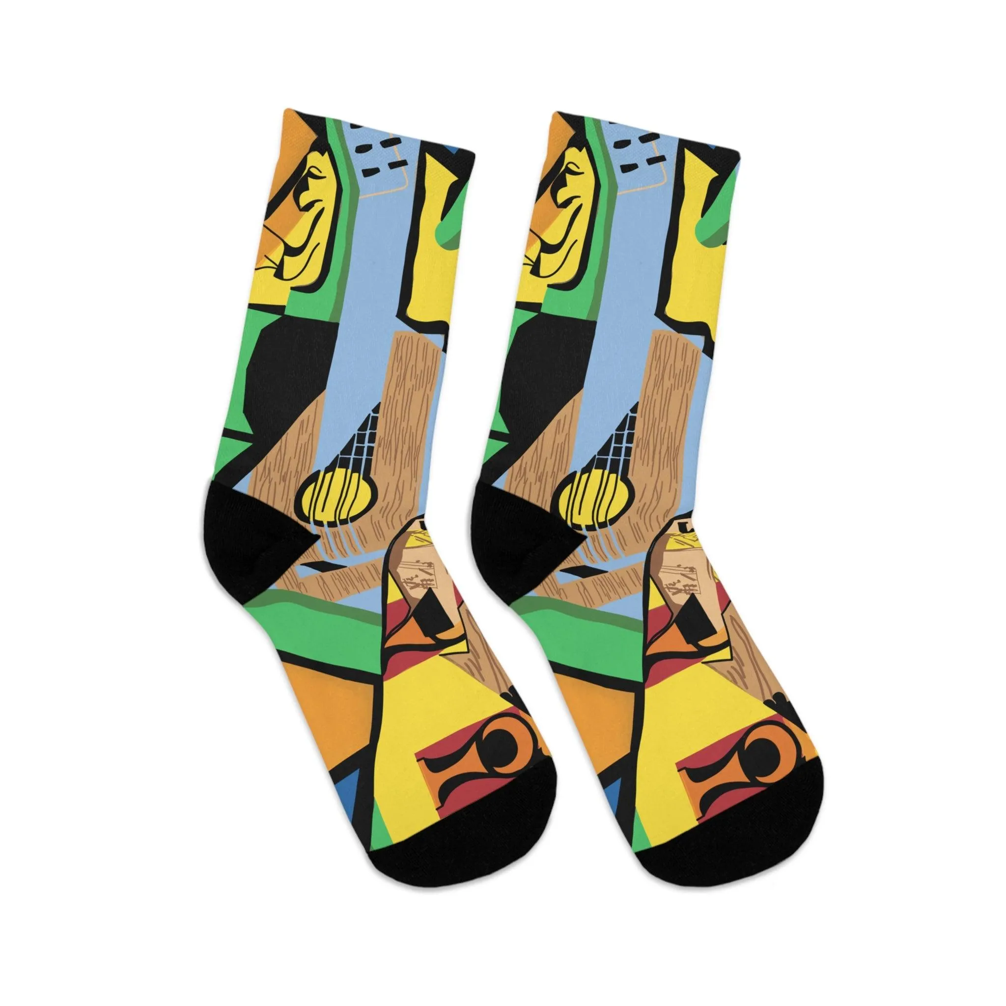 Guitar Abstract Socks